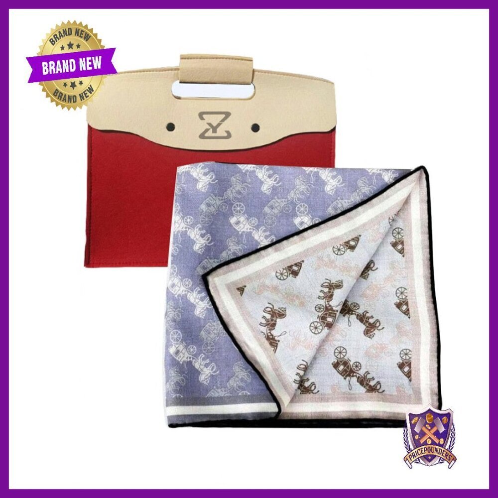 Luxury Wool Silk Scarf 65x65cm Soft Warm All Seasons Neck Wrap